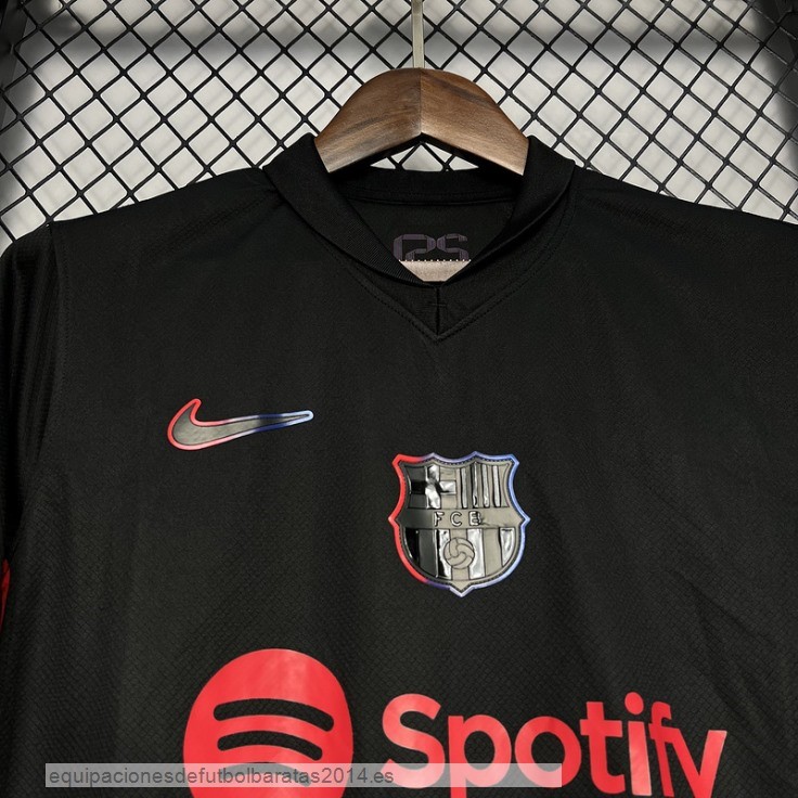 Nuevo Tailandia 2ª Camiseta Barcelona 24/25 Negro Rojo Baratas